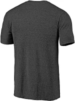 NHL Men's Boston Bruins Logo Tri-Blend Grey T-Shirt