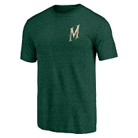 NHL Men's Minnesota Wild Shoulder Patch Green T-Shirt