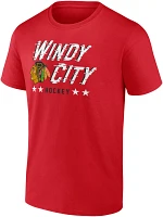 NHL Chicago Blackhawks Ice Cluster Red T-Shirt