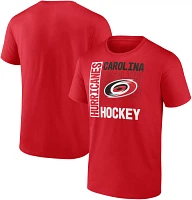 NHL Adult Carolina Hurricanes Repeat Red T-Shirt