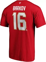 NHL Men's Florida Panthers Aleksandrew Barkov Jr. #16 Red Player T-Shirt