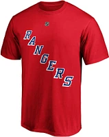 NHL New York Rangers Alexis Lafrenière #13 Red Player T-Shirt