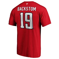 NHL Men's Washington Capitals Nicklas Backstrom #19 Red Player T-Shirt