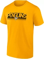 NHL Pittsburgh Penguins Formation Yellow Gold T-Shirt