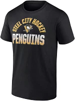 NHL Pittsburgh Penguins Iced Out Black T-Shirt