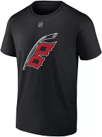 NHL Carolina Hurricanes Sebastian Aho #20 Black T-Shirt