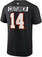 NHL Adult Philadelphia Flyers Sean Couturier #14 Black T-Shirt