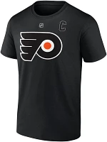 NHL Adult Philadelphia Flyers Sean Couturier #14 Black T-Shirt