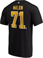 NHL Men's Pittsburgh Penguins Evgeni Malkin #71 Black Player T-Shirt