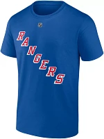 NHL Adult New York Rangers Matt Rempe #73 Blue T-Shirt