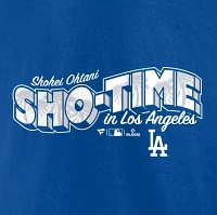 MLB Men's Los Angeles Dodgers Shohei Ohtani Royal ‘Sho Time' T-Shirt