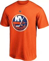 NHL Men's New York Islanders Mathew Barzal #13 Orange Player T-Shirt