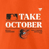 MLB Men's 2023 Postseason "Take October" Baltimore Orioles Locker Room T-Shirt