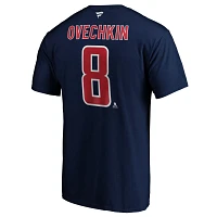 NHL Men's Washington Capitals Alexander Ovechkin #8 Navy Player T-Shirt