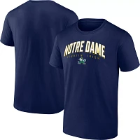 NCAA Men's Notre Dame Fighting Irish Navy Skyward Logo T-Shirt