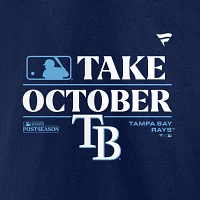 MLB Men's 2023 Postseason "Take October" Tampa Bay Rays Locker Room T-Shirt