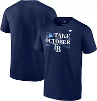 MLB Men's 2023 Postseason "Take October" Tampa Bay Rays Locker Room T-Shirt