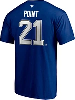 NHL Tampa Bay Lightning Brayden Point #21 Blue Player T-Shirt