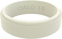 Qalo Women's Narrow Polished Step Edge Silicone Ring