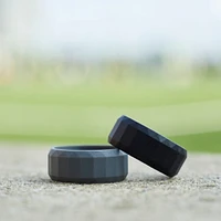 Qalo Men's Faceted Silicone Ring