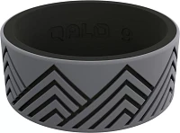 Qalo Men's Mountain Strata Silicone Ring