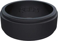 Qalo Men's Polished Step Edge Silicone Ring