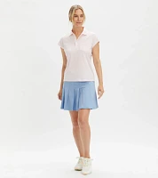 Renwick Women's Short Sleeve Stripe Golf Polo