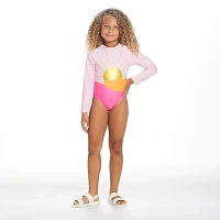 Andy & Evan Girls' One-Piece Sunshine Rash Guard