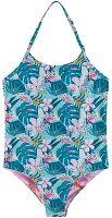 Andy & Evan Girls' Multicolor Reversible One-Piece Swimsuit