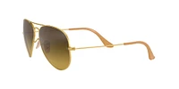 Ray-Ban Aviator Large Metal Gradient Sunglasses