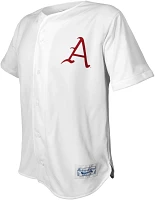 Retro Brand Men's Arkansas Razorbacks Connor Noland  #13 White Replica Basketball Jersey