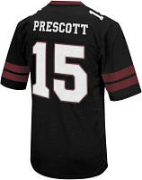 Retro Brand Men's Mississippi State Bulldogs Dak Prescott #15 Black Replica Football Jersey