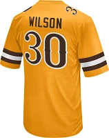 Retro Brand Men's Wyoming Cowboys Logan Wilson #30 Gold Replica Football Jersey