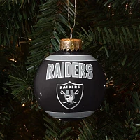 FOCO Las Vegas Raiders Glass Ball Ornament