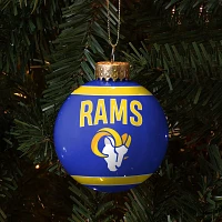 FOCO Los Angeles Rams Glass Ball Ornament