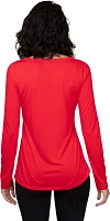 Concepts Sport Women's Atlanta Falcons Marathon Red Long Sleeve T-Shirt