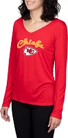 Concepts Sport Women's Kansas City Chiefs Marathon Red Long Sleeve T-Shirt