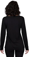 Concepts Sport Women's Pittsburgh Steelers Marathon Black Long Sleeve T-Shirt