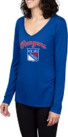 Concepts Sport Women's New York Rangers Marathon  Knit Long Sleeve T-Shirt