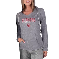 Concepts Sport Women's Oklahoma Sooners Mainstream Grey Terry Pullover Hoodie