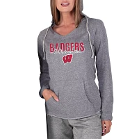 Concepts Sport Women's Wisconsin Badgers Mainstream Grey Terry Pullover Hoodie