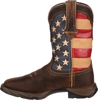 Durango Women's Lady Rebel Patriotic Pull-On Western Work Boots