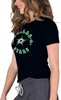 Concepts Sport Women's Dallas Stars Black Marathon T-Shirt