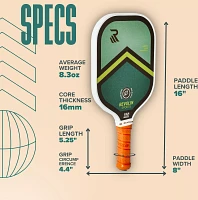 Revolin Revo Pure Control 16mm Pickleball Paddle