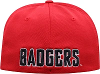 Top of the World Men's Wisconsin Badgers Red Reflex Stretch Fit Hat