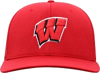 Top of the World Men's Wisconsin Badgers Red Reflex Stretch Fit Hat