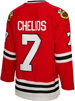 Mitchell & Ness Chicago Blackhawks Chris Chelios #7 '91 Blue Line Jersey