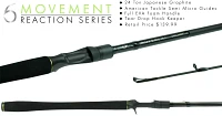 6th Sense Fishing Movement Series Casting Rod