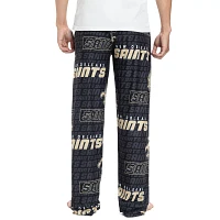 Concepts Sport Men's New Orleans Saints Gauge Black All-Over-Print Pants