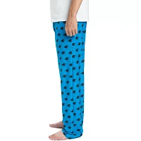 Concepts Sport Men's Carolina Panthers Gauge Blue All-Over-Print Pants